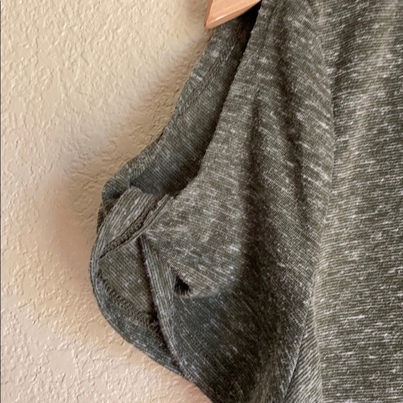 Style & Co Olive/Cream/Burgundy/Silver Top - Small - Picture 3 of 5